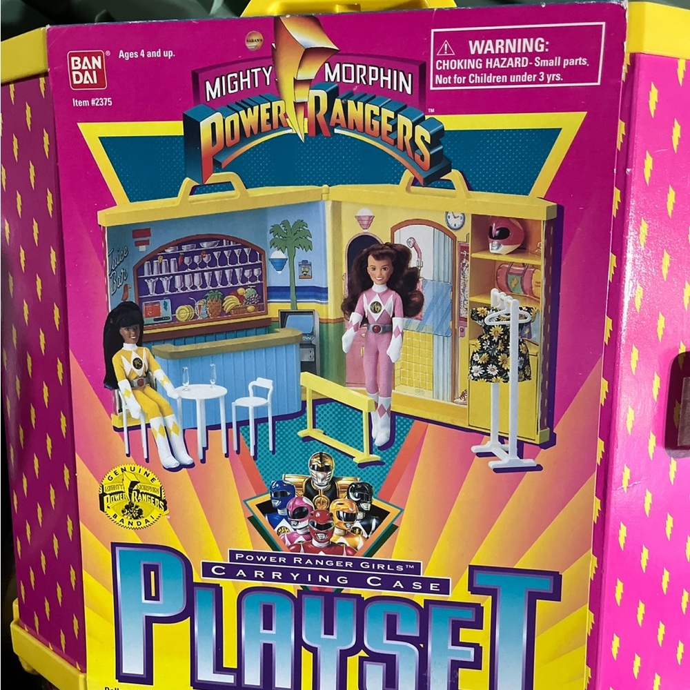 1995 Saban Power Rangers Mighty Morphin Carrying Case!
